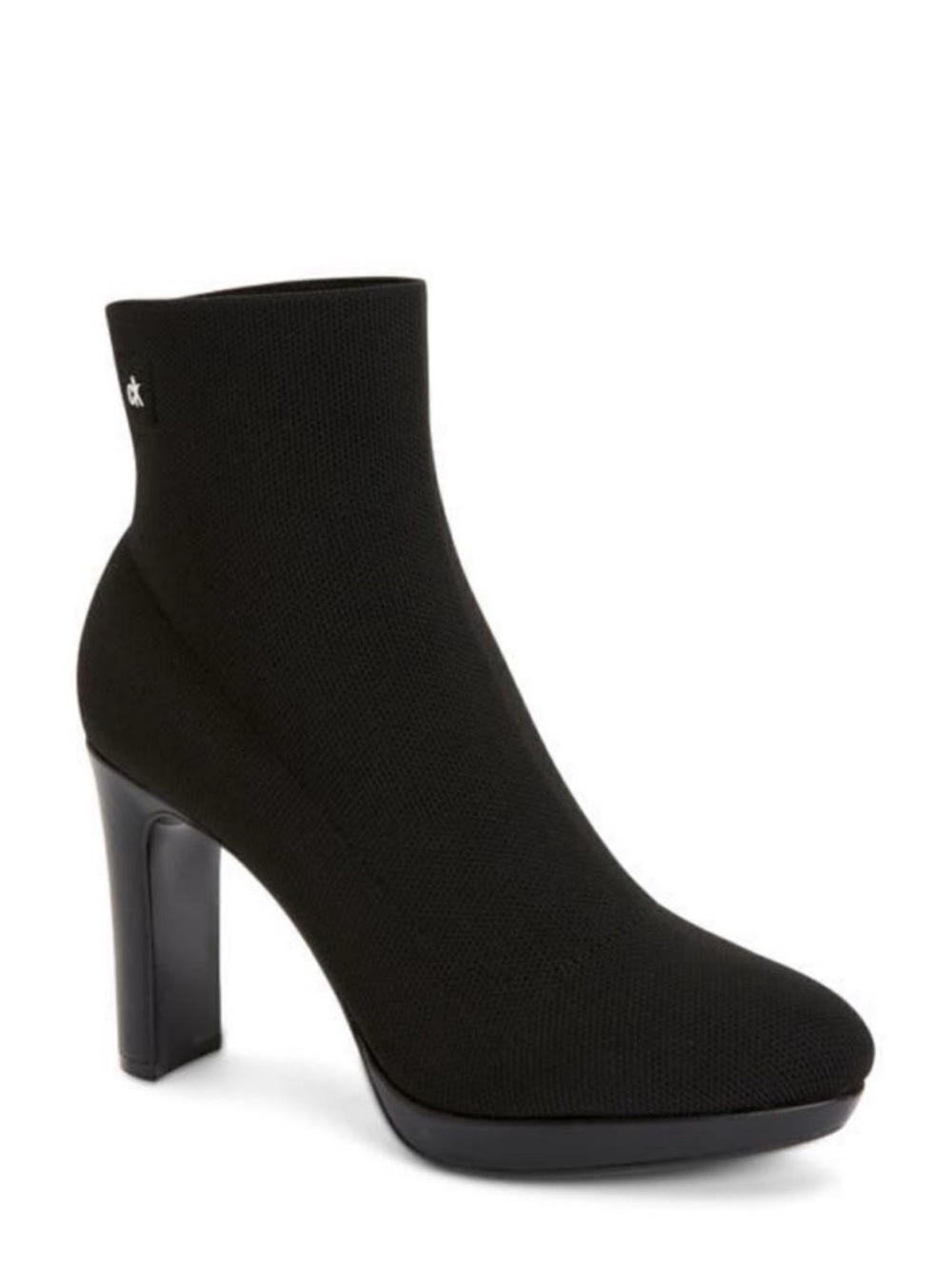 Calvin Klein Black Heeled Boots